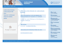 Tablet Screenshot of bvf-nordrhein.de
